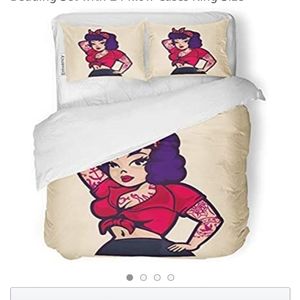 California king duvet cover and pillow cases